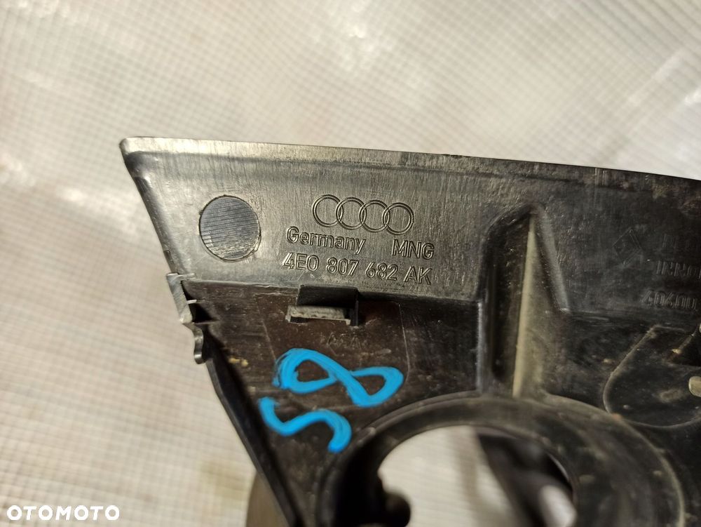 AUDI S8 5.2 FSI V10 05-08 KRATKA ZDERZAKA PRZÓD PRAWA ORYGINAŁ 4E0807682AK - 5