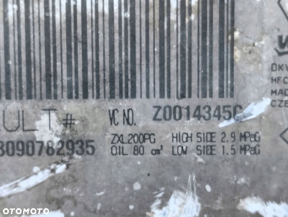 sprężarka klimatyzacji dacia duster logan sandero 1.5 dci z0014345c - 3