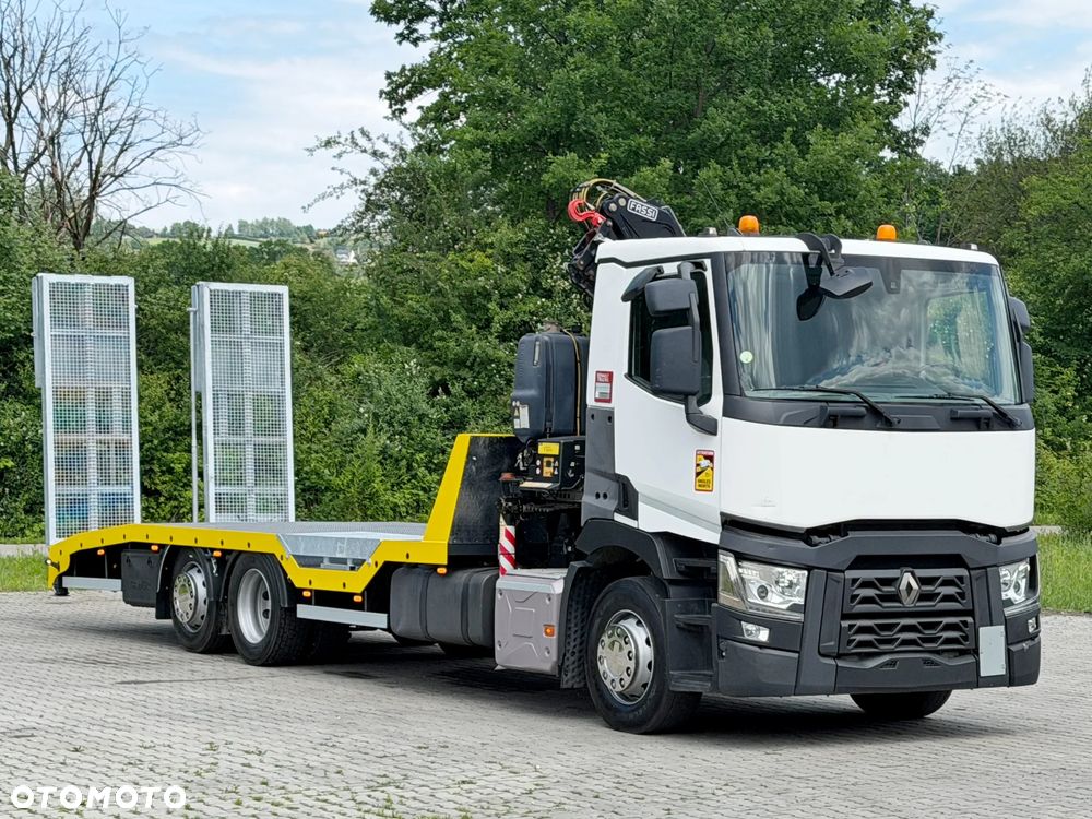 Renault T 380 * LAWETA 7,40 m * FASSI F120 B.2.22 + PILOT * STAN BDB - 5