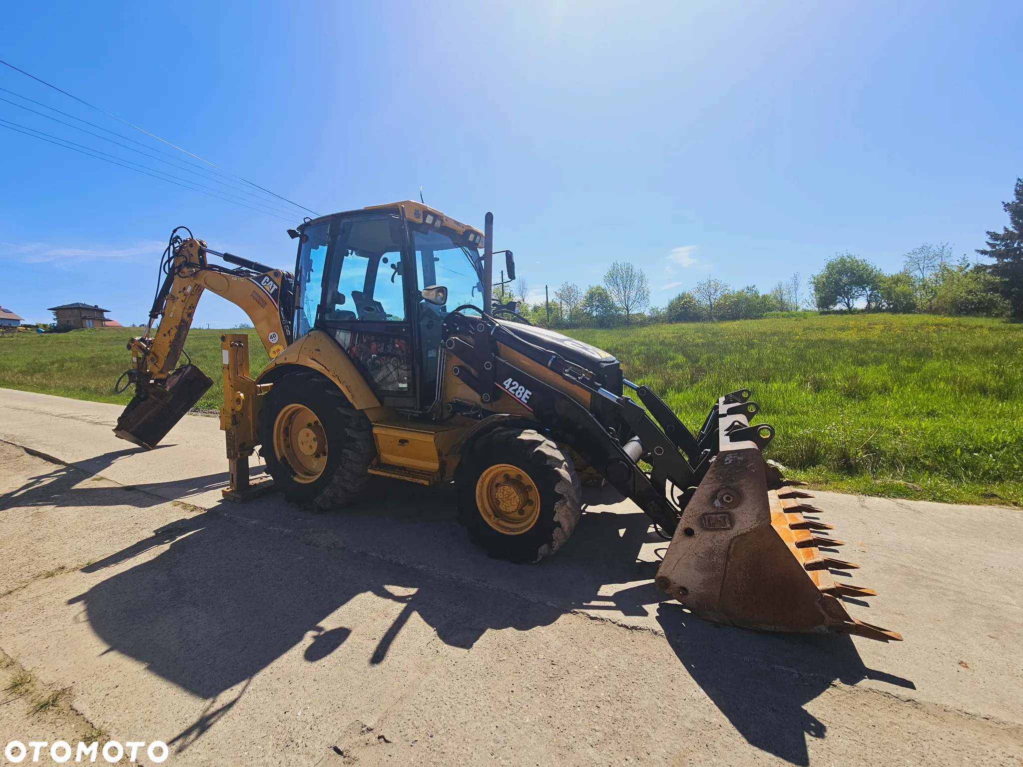 Caterpillar CAT 428E* KOPARKO ŁADOWARKA CATERPILLAR 428E* ŁYŻKA SKARPOWA HYDRAULICZNA* ZAMIANA* SKUP* FINANSOWANIE* LEASING** - 2