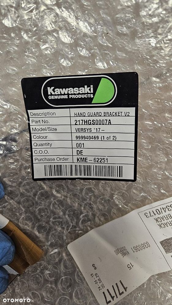 Handbary osłony dłoni Kawasaki Versys 650  217HGS0007A - 14