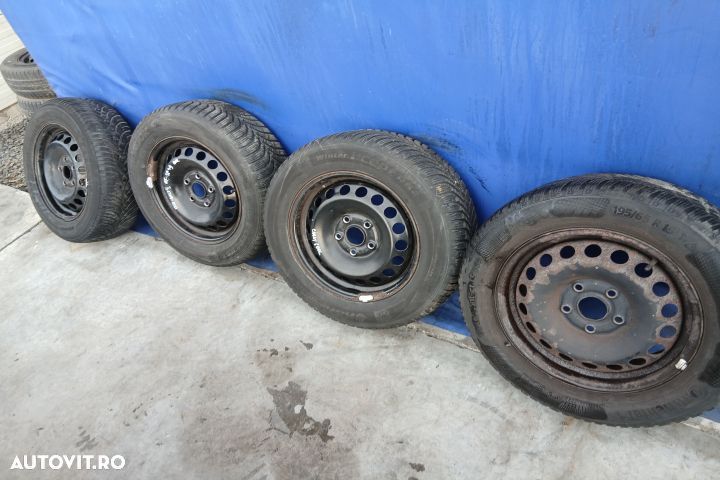 Jante tabla cu anvelope 15 - set 195/65 R15 6JX15H2 ET47 KBA43929 195 - 2