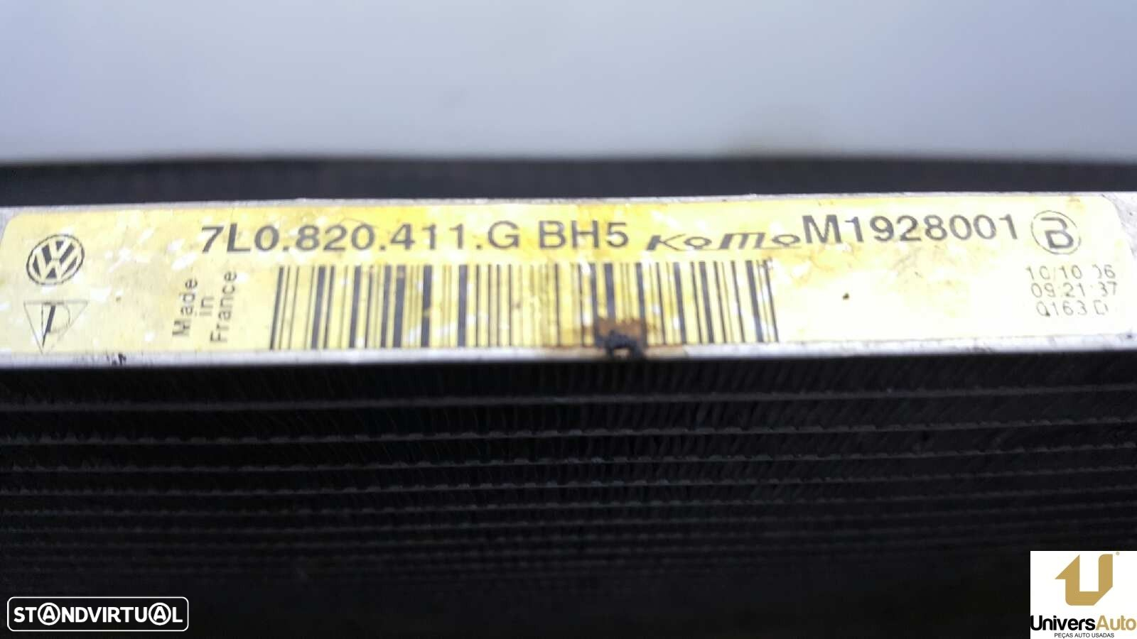 RADIADOR AR CONDICIONADO VOLKSWAGEN TOUAREG (7LA) TDI R5 - 2