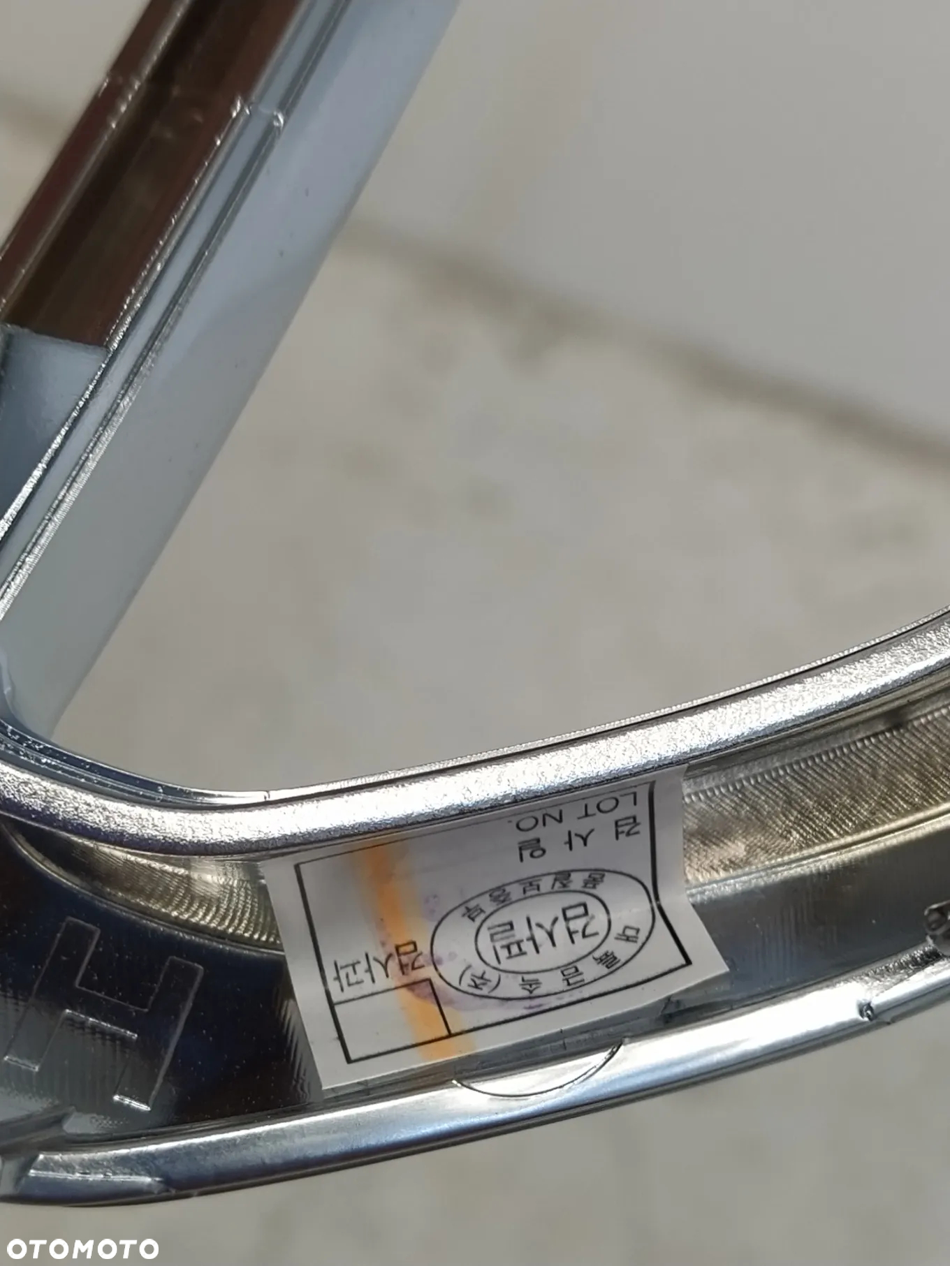 KIA CEED III 18- LISTWA RAMKA CHROM ZDERZAKA LEWY TYŁ ORYGINAŁ - 8