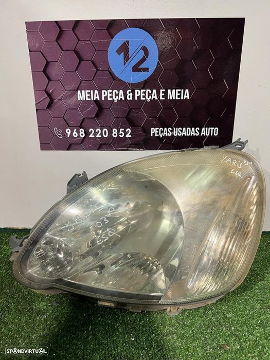 Farol frente esquerdo Toyota Yaris 2003 - 1
