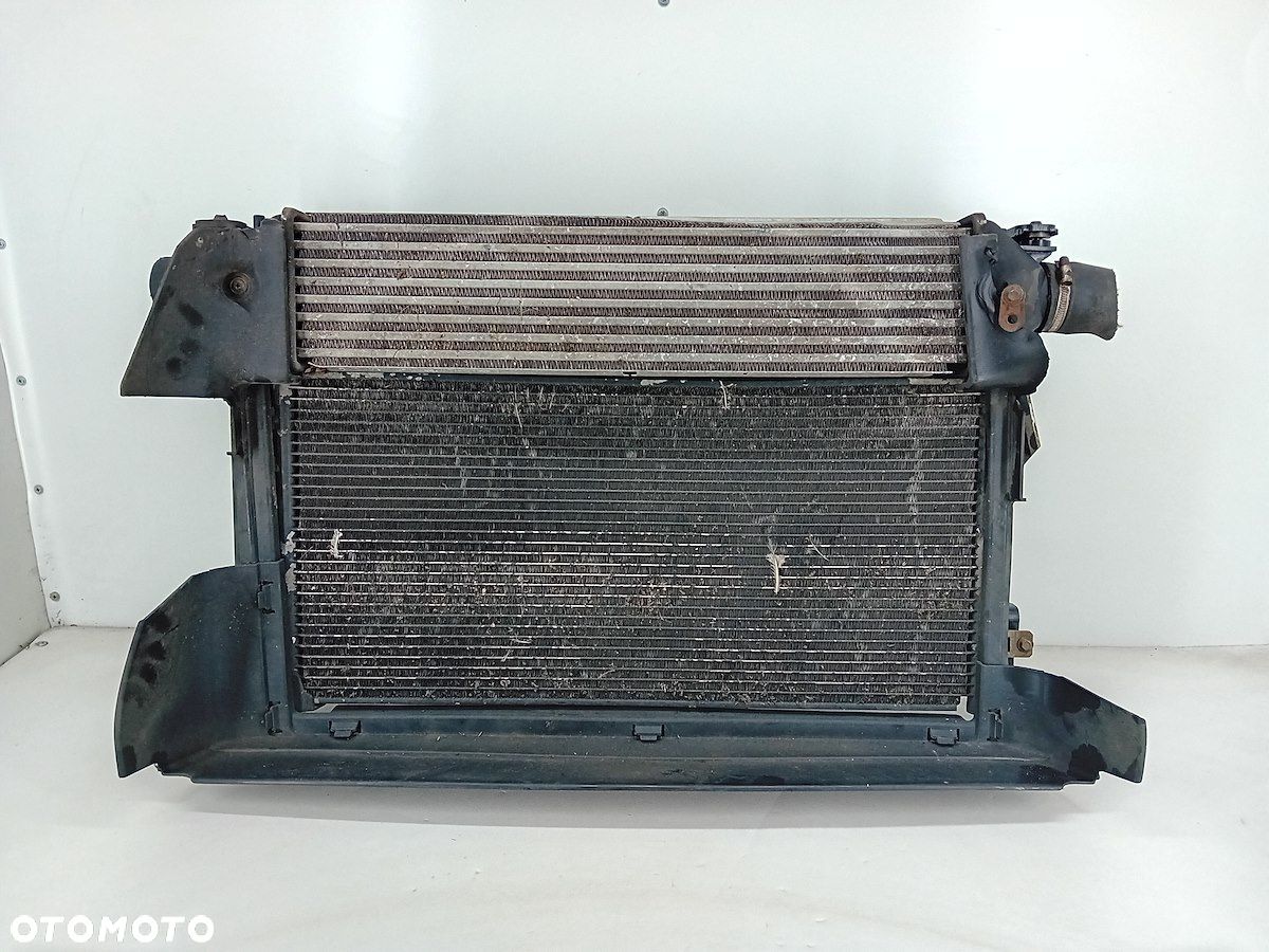 ZESTAW CHŁODNIC WODA INTERCOOLER WENTYLATOR FIAT DOBLO III 1.6 M-JET DIESEL - 1