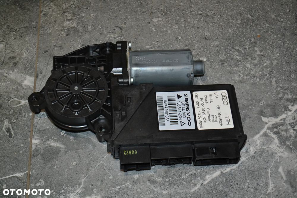 AUDI A4 B6 B7 SILNICZEK OPUSZCZANIA SZYBY PRAWY PRZÓD 8E1959802H - 1