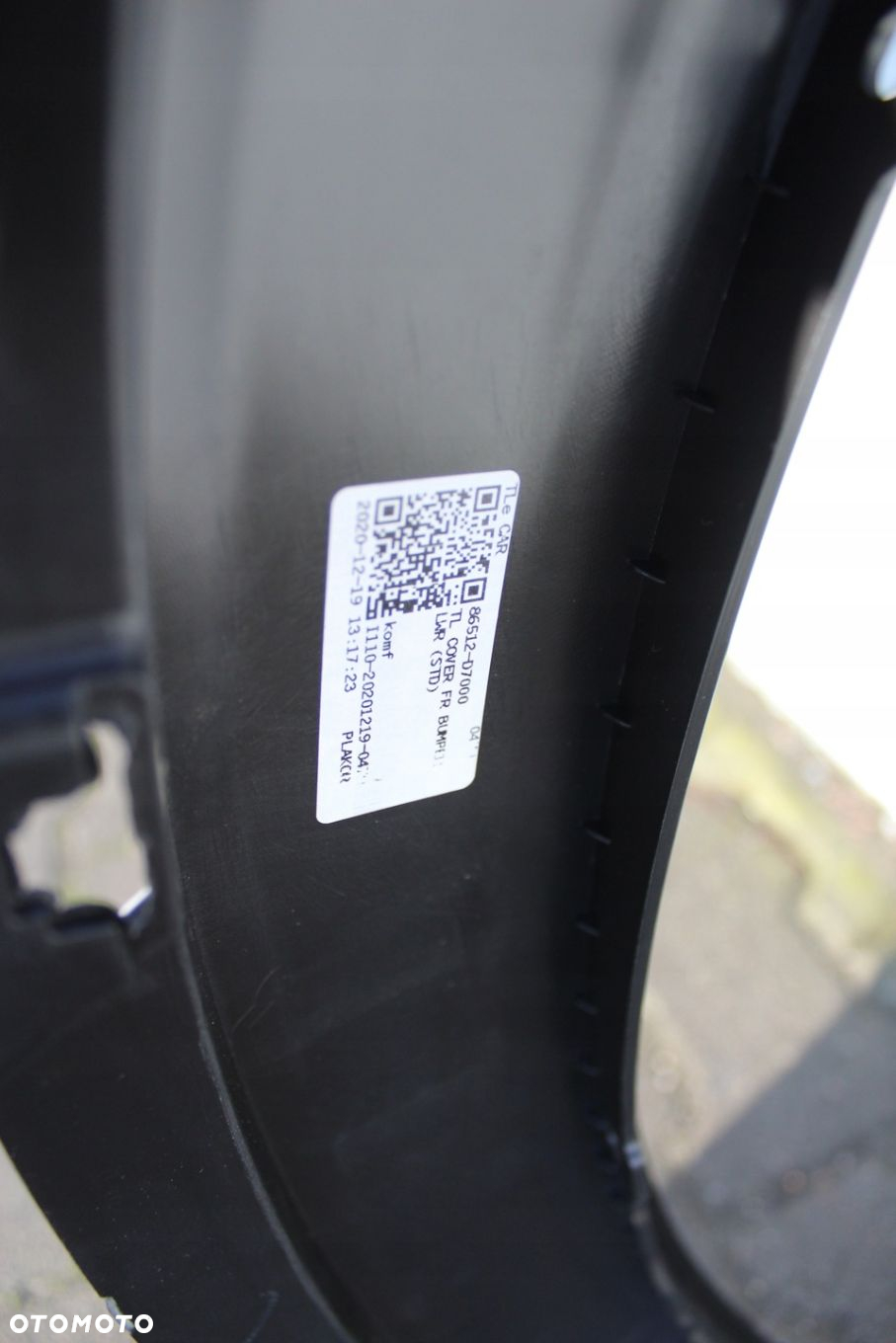 SPOILER ZDERZAKA PRZEDNIEGO PRZÓD HYUNDAI TUCSON III 15- 86512-D7000 - 6