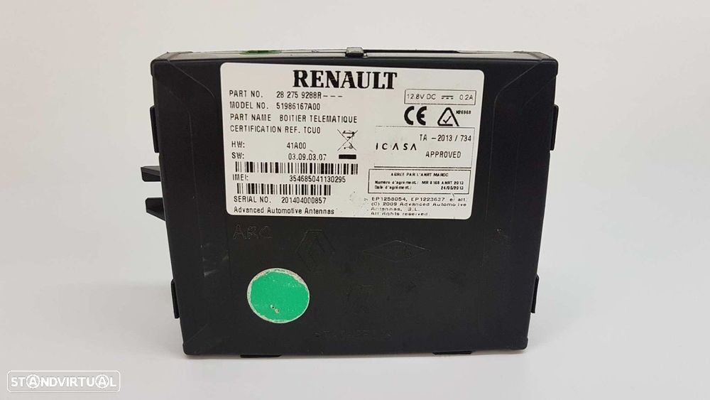 MÓDULO ELETRÓNICO RENAULT KANGOO FURGóN MAXI 2P PROFESIONAL - 1