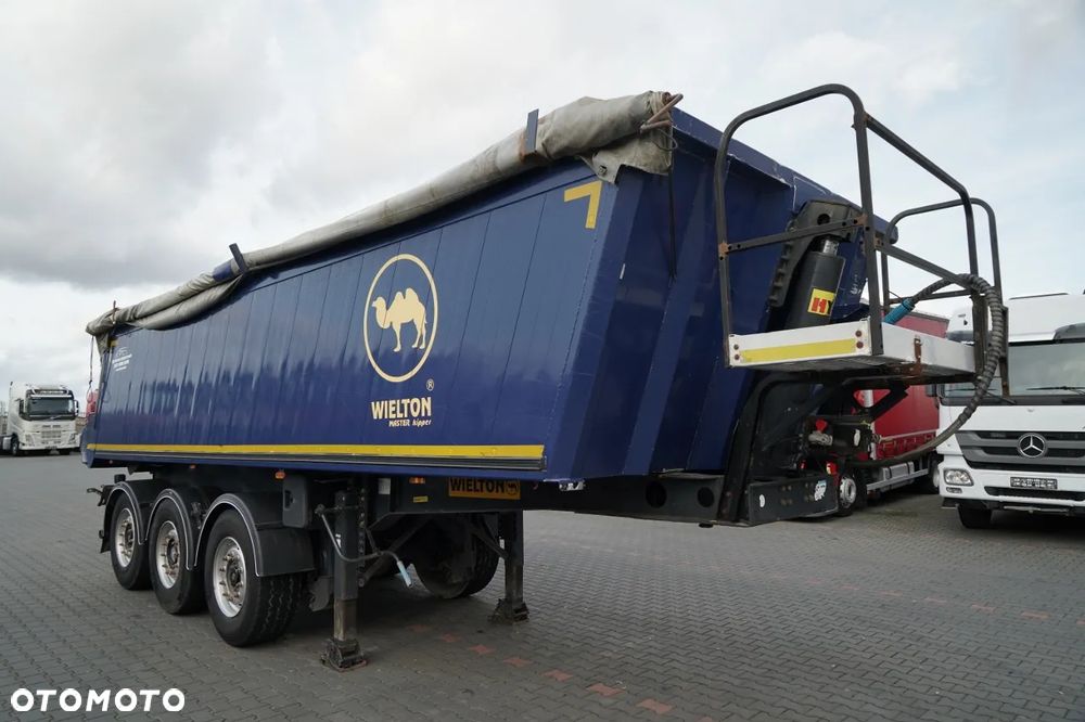 Wielton WYWROTKA / 24 M3 /  ALUMINIOWA / OŚ PODNOSZONA / OSIE SAF / PO KONTRAKCIE SERWISOWYM - 7