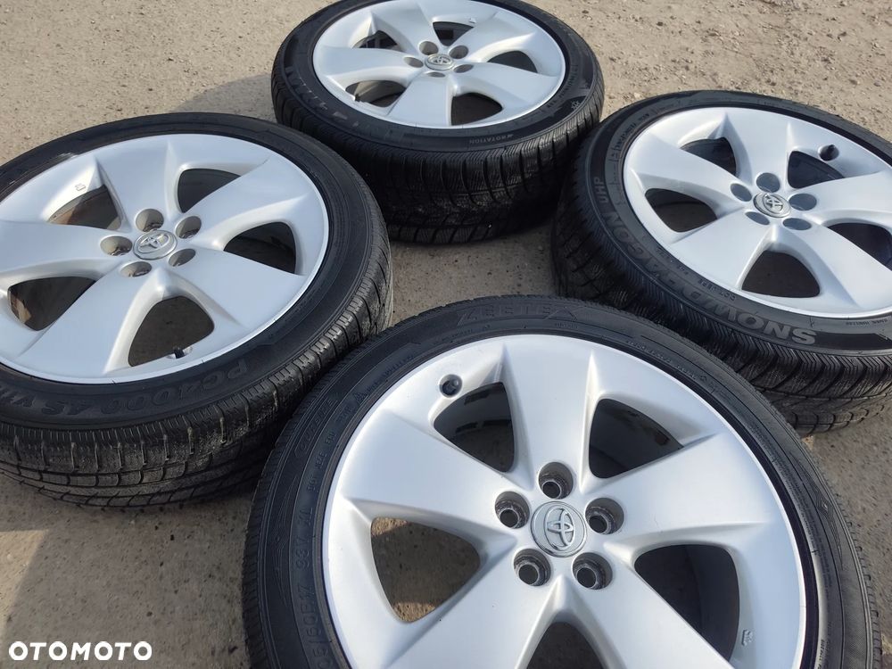 5x100 Felgi Aluminiowe Alufelgi Oryginalne 17 Koła Zimowe Całoroczne TOYOTA AVENSIS I II 2 CELICA CARINA E MATRIX PRIUS 6mm Legnica ALU-RAD 205/50 - 4