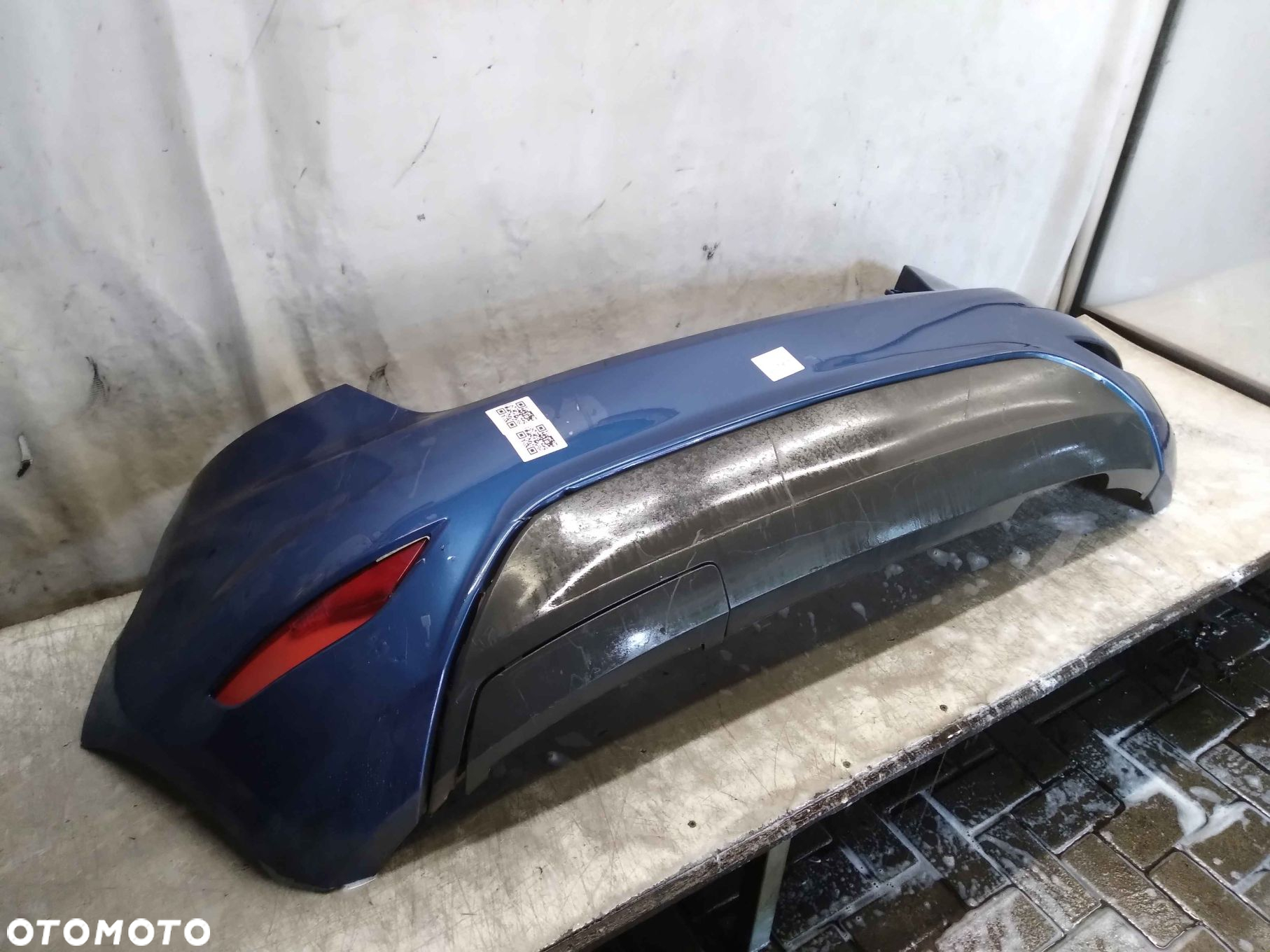 ^ ZDERZAK TYŁ TYLNY DO FORD FIESTA MK7 7 VII NIEBIESKI GRANATOWY - 3