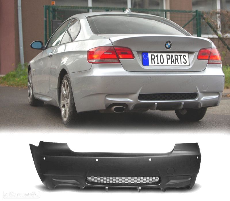 PARÁ-CHOQUES TRASEIRO BMW E92 E93 06-14 LOOK M3 PDC - 1