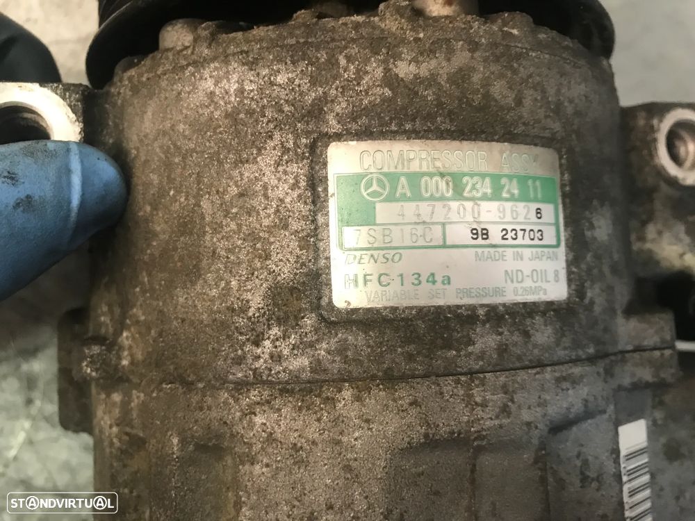 COMPRESSOR DO AC MERCEDES VITO W638 2.2CDI A0002342411 447200-9626 - 5
