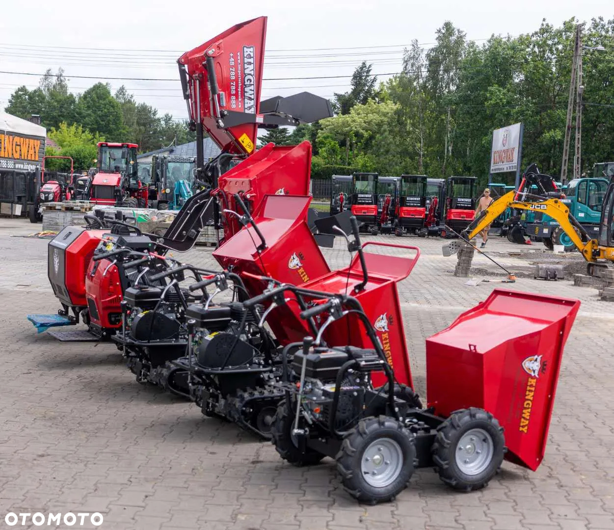 Kingway Taczka spalinowa W300 kołowa - 11