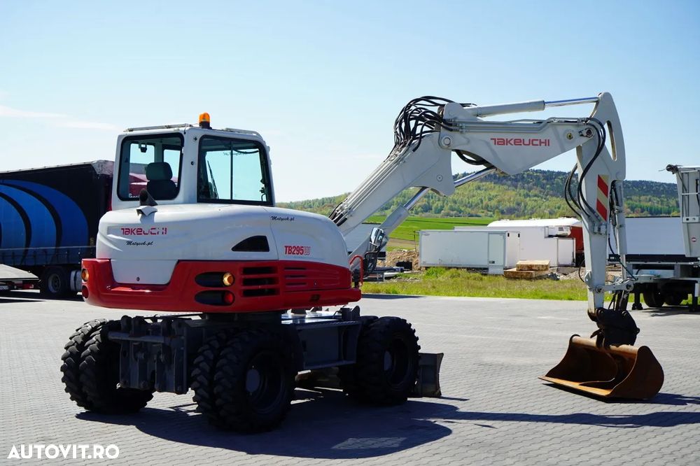 Takeuchi TB 295 W / EXCAVATOR PE ROȚI / 2016 / - 6