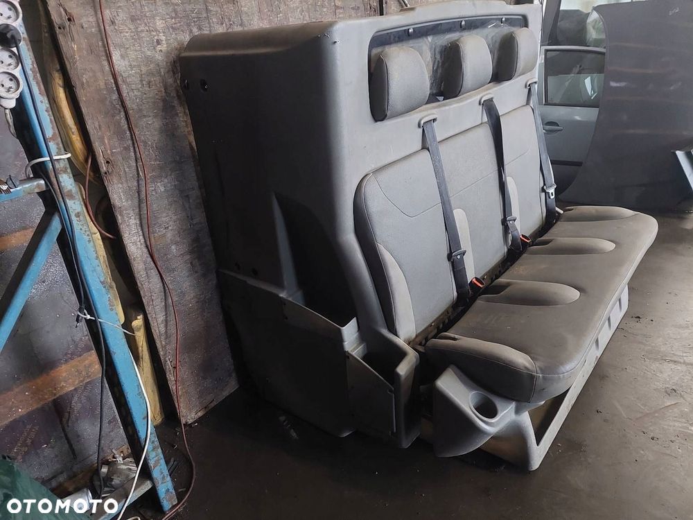 FOTEL PASAŻERA DWÓJKA + FOTELE KANAPA ŁAWKA ZABUDOWA RENAULT TRAFIC II - 10