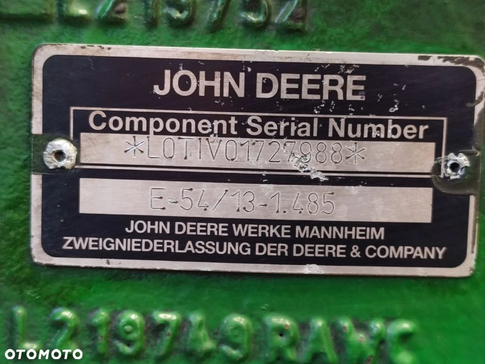 Dyferencjał 13x54 E-54/13-1.485 John Deere 6155R - 12