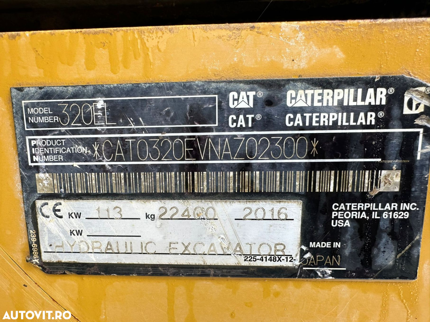 Caterpillar 320EL Excavator - 3