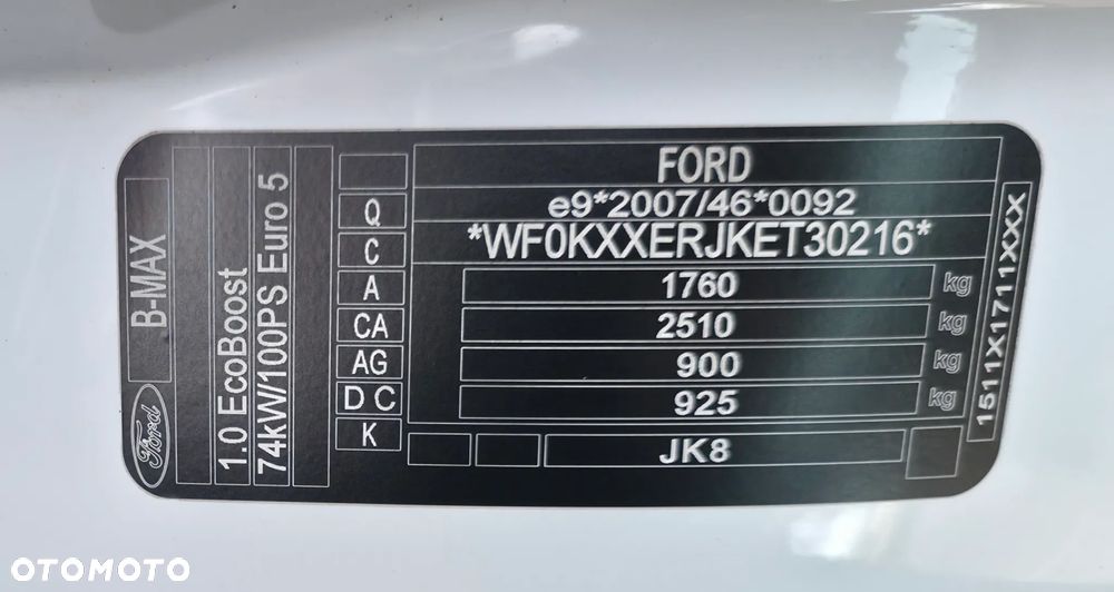 Ford B-MAX 1.0 EcoBoost SYNC Edition - 28