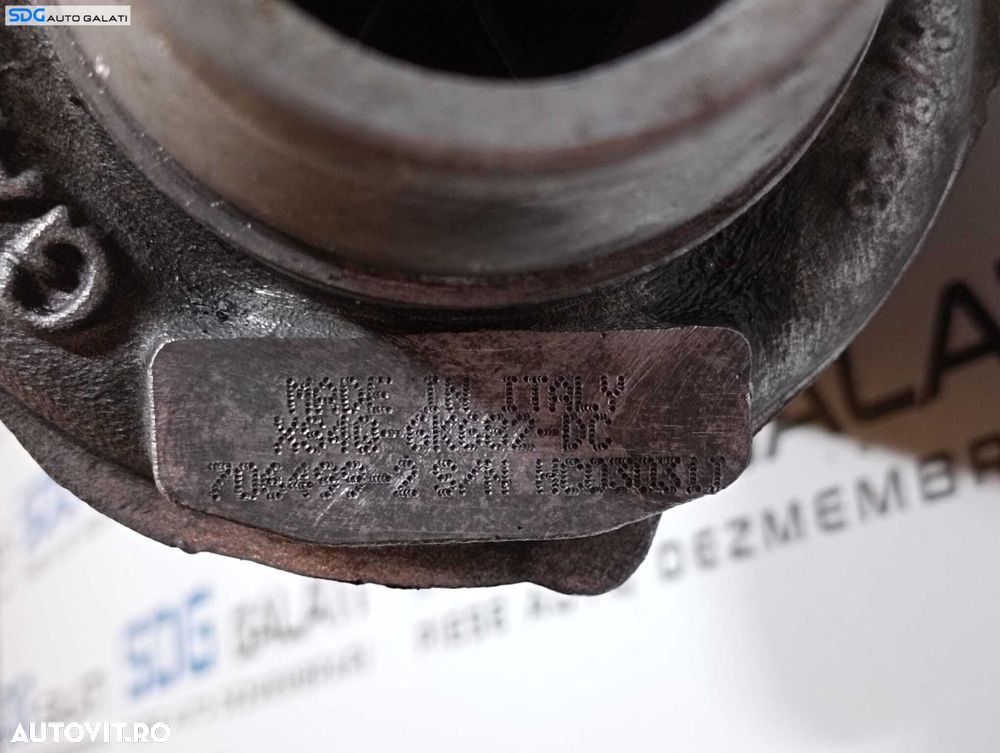 Turbo Turbina Turbosuflanta Ford Transit Tourneo Connect 1.8 TDDI 55 66 KW 2002 - 2013 Cod XS4Q-6K682-DC [M6863] - 4