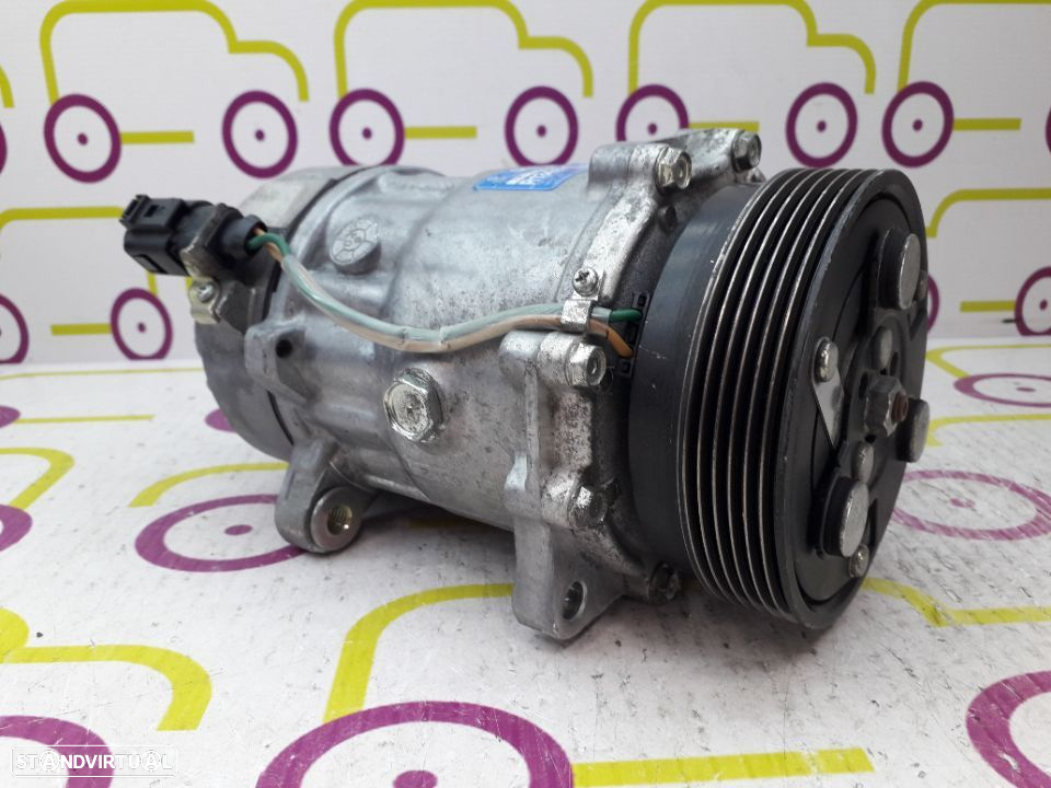Compressor AC Seat León 1.9 Tdi 150Cv de 2005 - Ref: 1J0820803N - NO60121 - 2