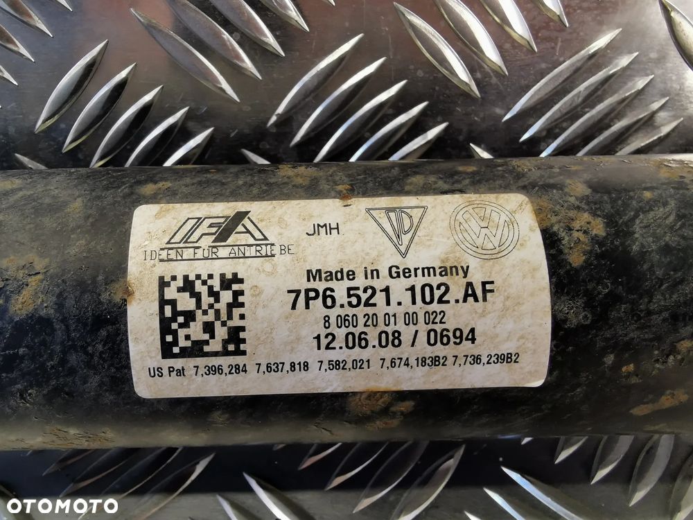 VW TOUAREG 7P 10-18R WAŁ NAPEDOWY TYŁ DŁUGI 3.0 V6 7P6521102 AF - 4