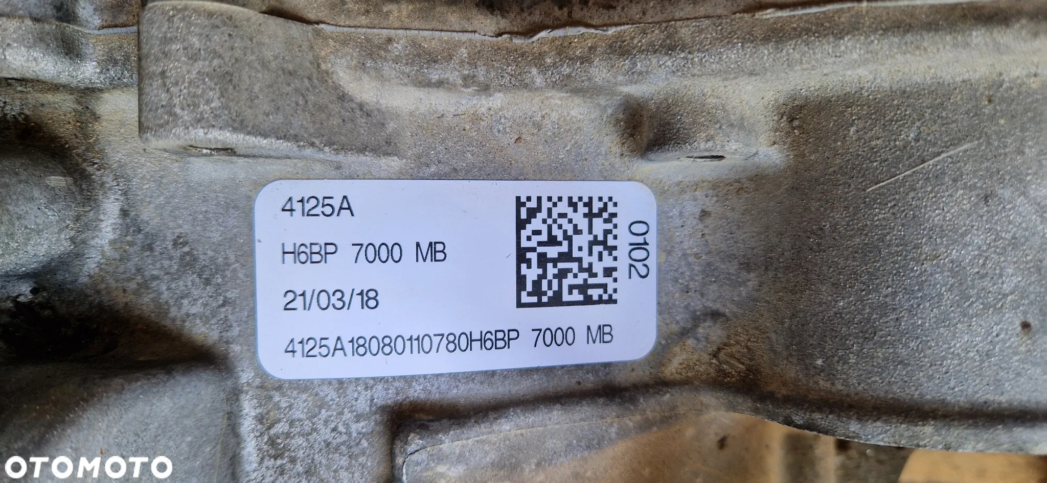 FIESTA MK8 SKRZYNIA BIEGÓW 1,0 ECOBOOST H6BP7000MB 2018r 100 tyś km - 6
