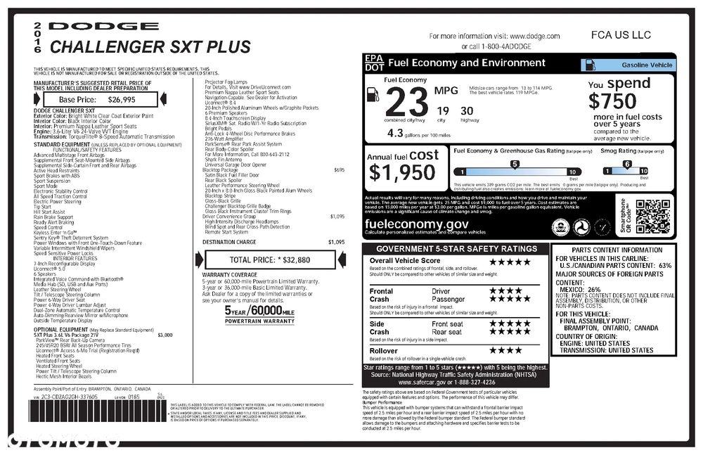 Dodge Challenger Automatik SXT Plus - 40