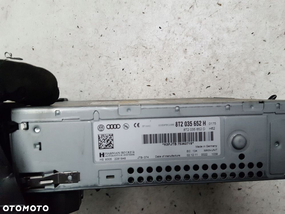 AUDI A4 B8 08r- CZYTNIK MMI NAWIGACJI ANGLIK 8T2035652H - 3
