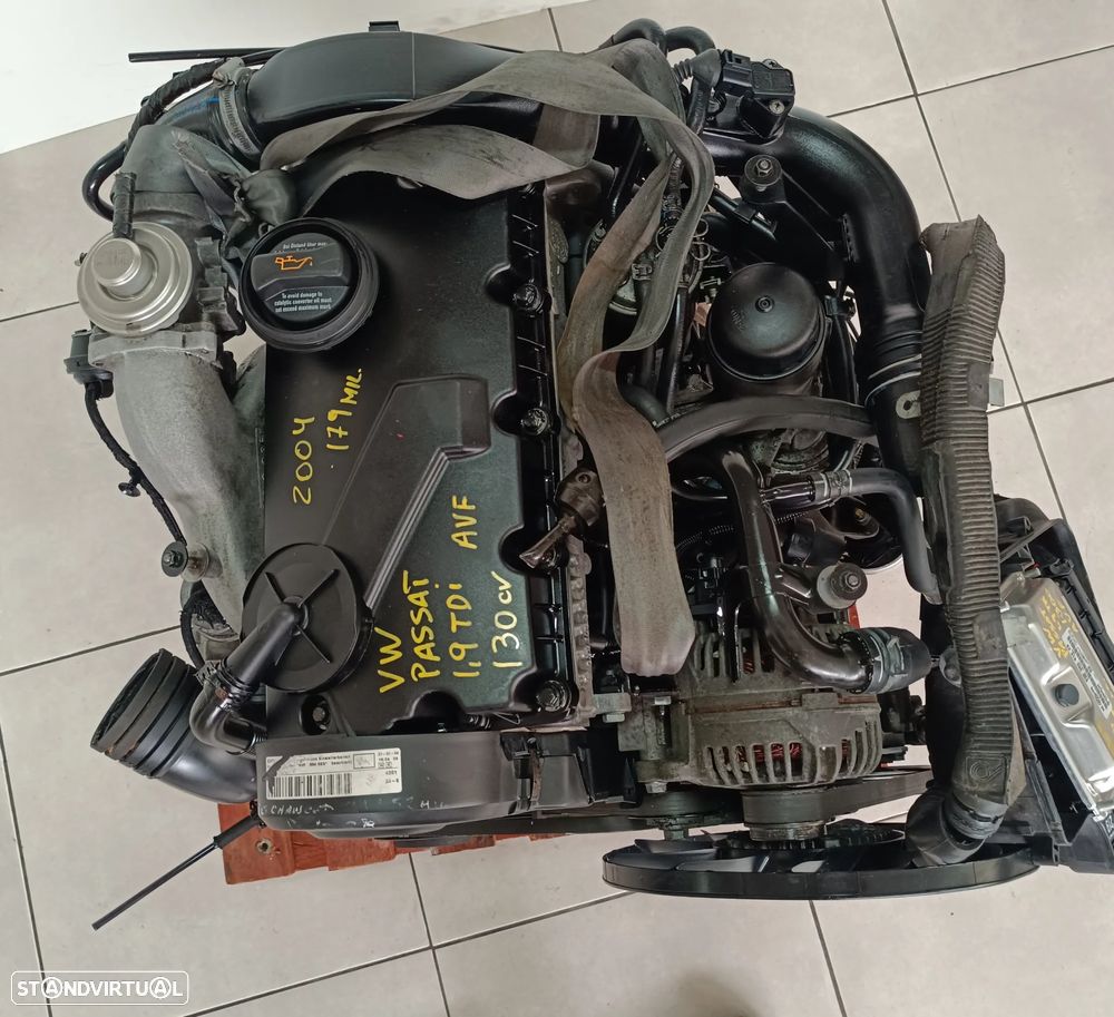motor audi A4 1.9TDI 130cv - vw passat - AVF  caixa 6 velcidades GVS FYA FRK HCF - 2