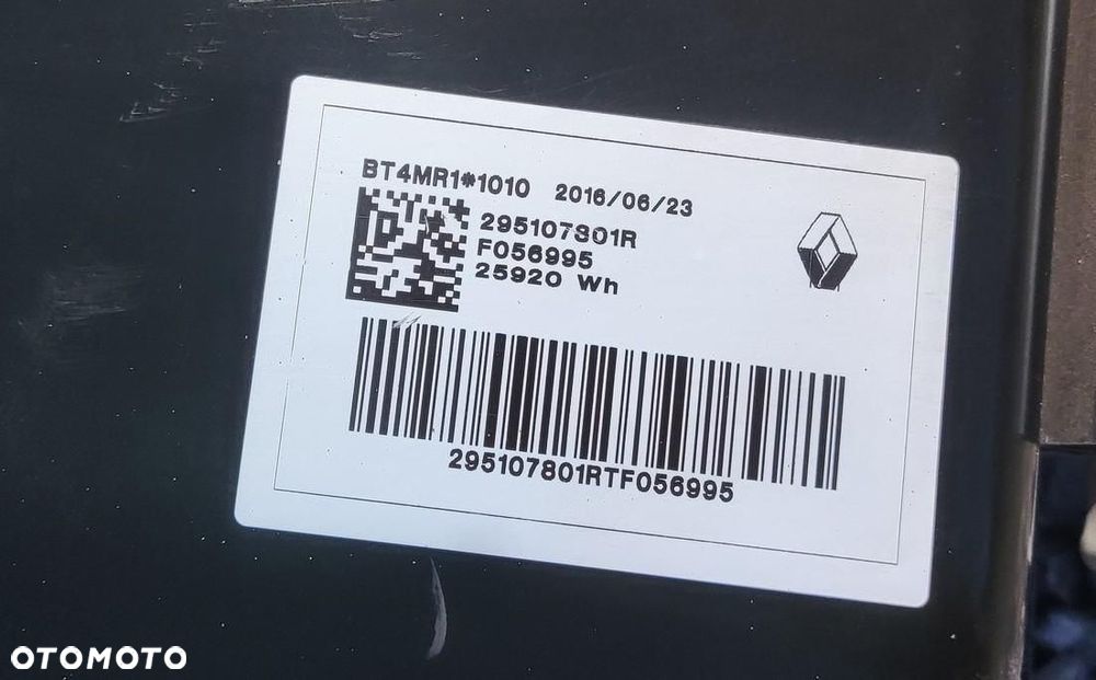 BATERIA TRAKCYJNA AKUMULATOR 26 kWh RENAULT ZOE I 2013-2019 295107801R - 7