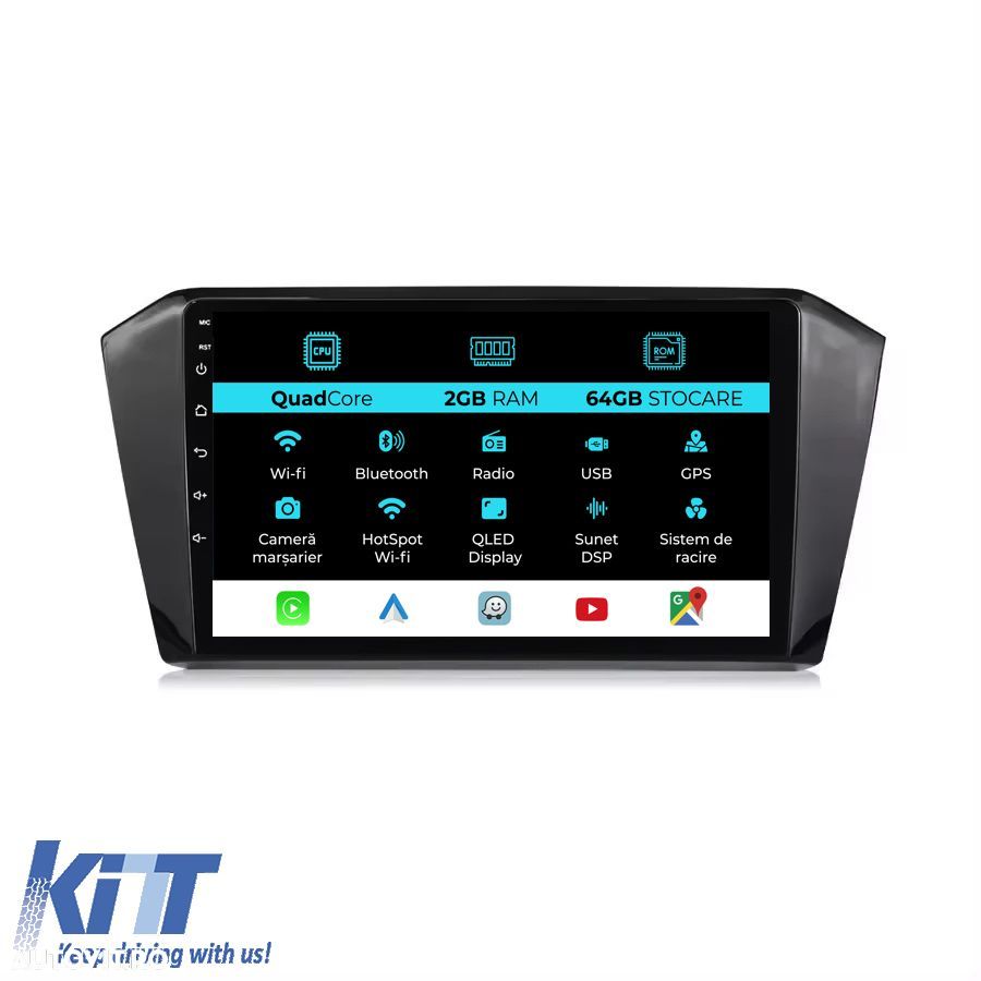 Navigatie Dedicata Volkswagen Passat B8 (2015 - 2022), 10 Inch, 2Gb Ra - 1