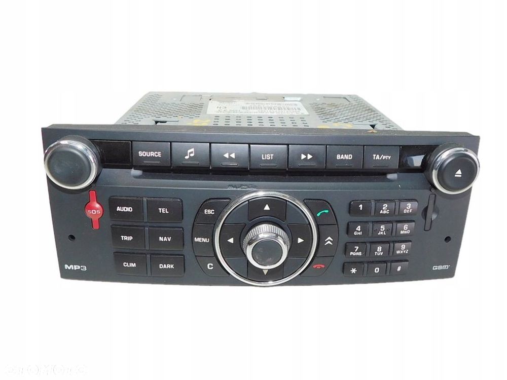 CITROEN C6 2.7 HDI 07r RADIO ODTWARZACZ NAWIGACJA - 1