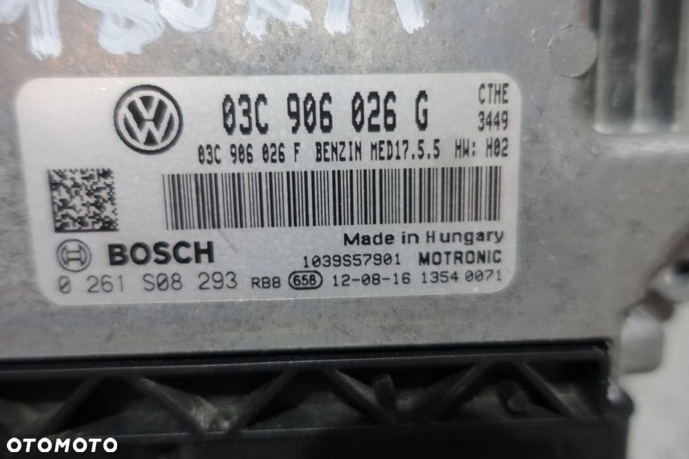 KOMPUTER ECU SEAT IBIZA 1.4 TSI 0261S08293 03C906026G CUPRA - 2