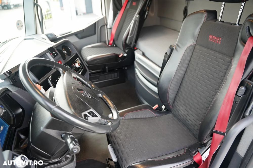 Renault T HIGH 440 DTI 13 / 6X2 / 9.5 M CORTINĂ / I-PARK COOL / PUNTE RELAXABILĂ / PODEA REZISTENTĂ / JANTE DIN ALIAJ / DHOLLANDIA LIFT / - 28