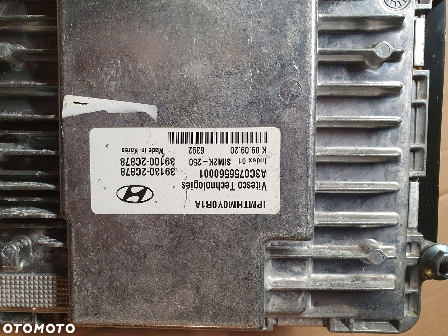 Hyundai Genesis g70 2021- KOMPUTER SILNIKA STEROWNIK 39100-2c878 391302c878 - 3