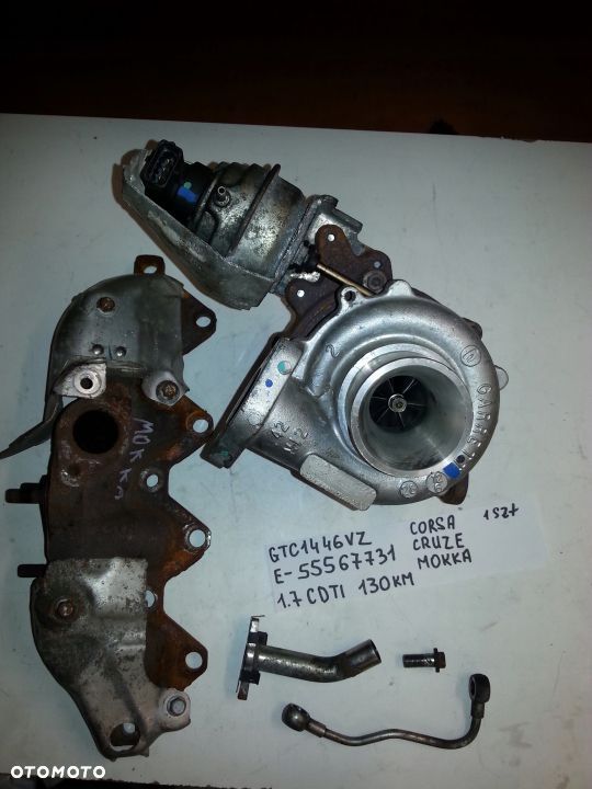 TURBOSPRĘŻARKA OPEL CORSA CRUZE MOKKA 1.7 CDTI - 1