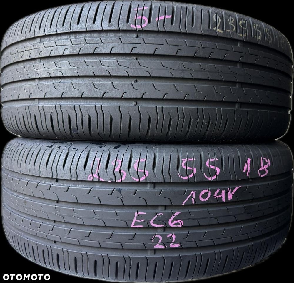 2 x 235/55R18 Continental Eco Contact 6 - 1