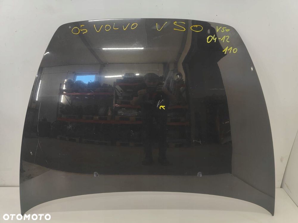 volvo s40 ii v50 04-12 maska pokrywa silnika - 1
