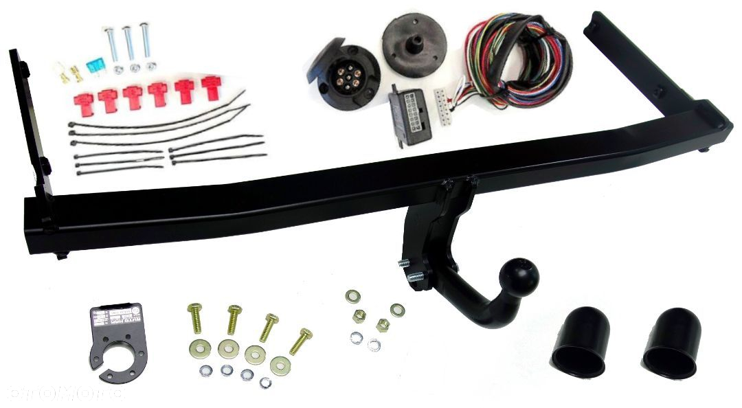 SŁUPSK KOMPLETNY NOWY AUTO HAK HOLOWNICZY S-K44+MODUŁ WH1 do AUDI A3 2 II 8P 3DRZWI od 2003 do 2008 - 5