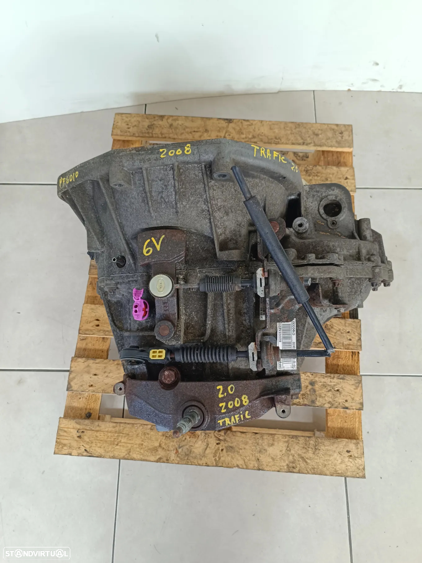 motor Renault Trafic 2.0DCI 115CV M9R780 782 caixa 6 velocidades PF6010 - 8
