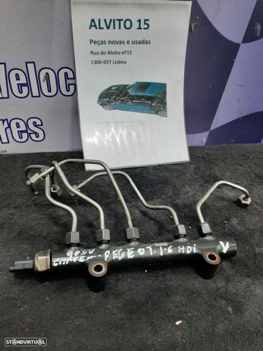 régua de injeção Peugeot 1.6 hdi  90 cv  Citroën - 1