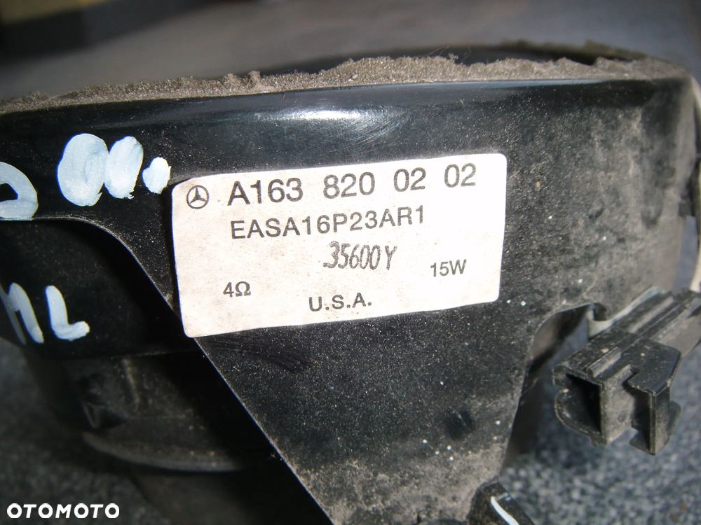 mercedes ML w163 00r głośnik w drzwi przód  a1638200202 - 3