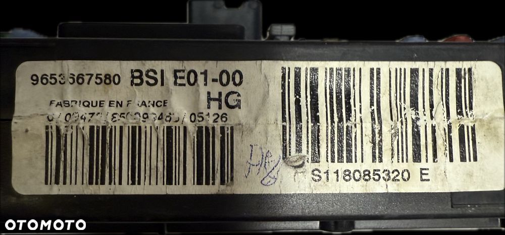 CITROEN XSARA SKRZYNKA BEZPIECZNIKÓW BSI BSM - 2