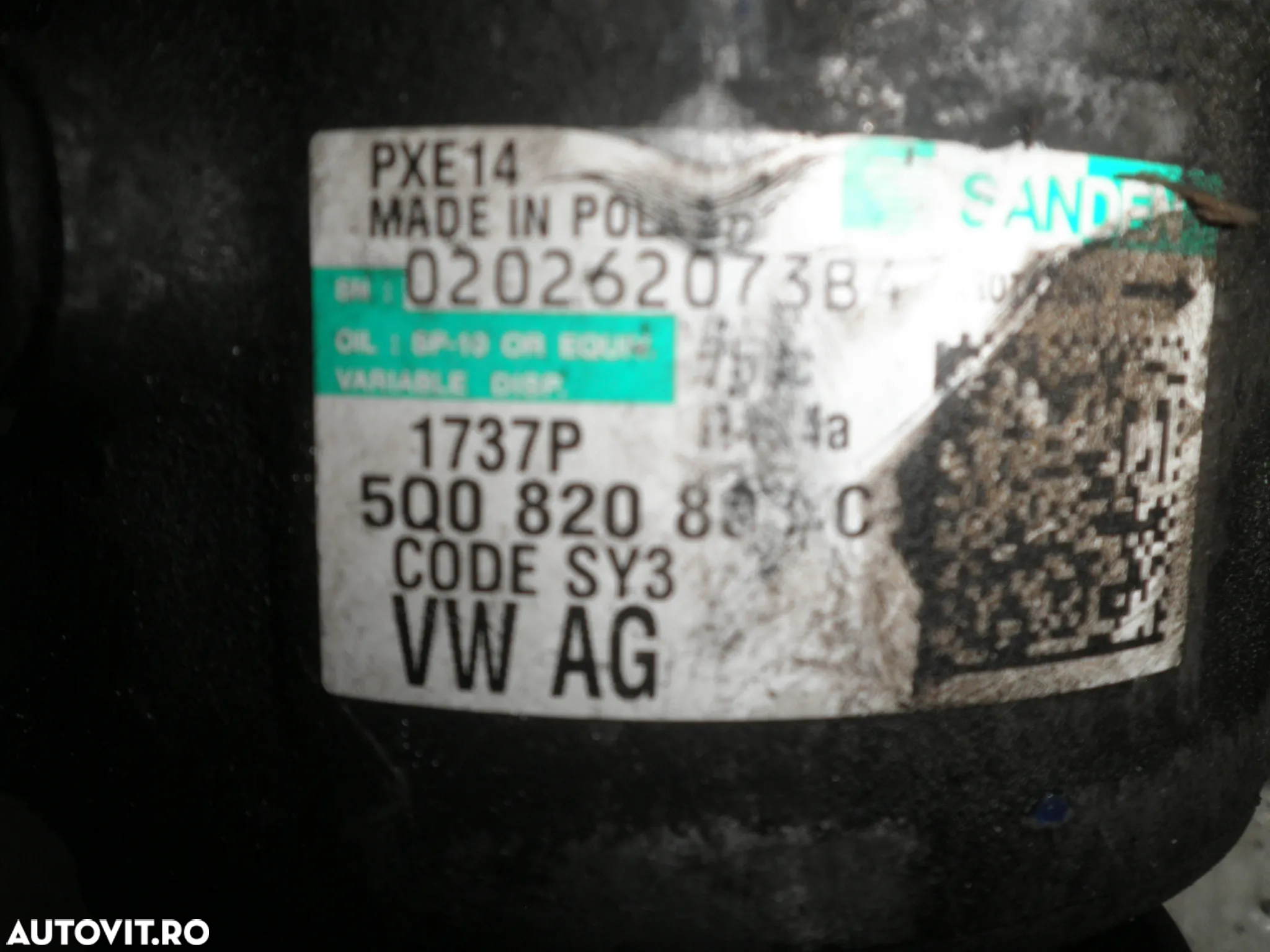 Compresor AC Audi S3 8V , Golf 7 GTI , 2.0 TFSI 5N0820803C - 3