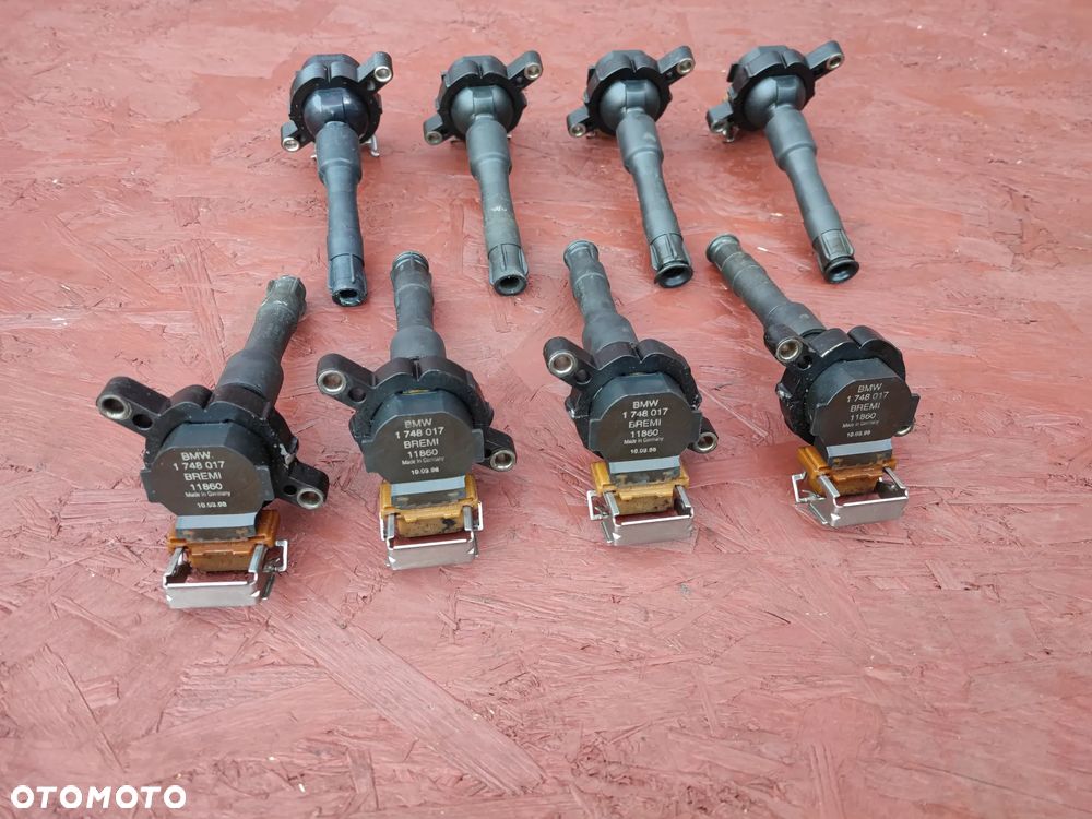 BMW E38 / E39 / E31 ORYGINALNY KPL. CEWKI ZAPŁONOWE BREMI 8 SZTUK DO GAMY SILNIKÓW  M62B3.5 / M62B4.0 / M62B4.4 V8  O NR. 1 748 017 OEM