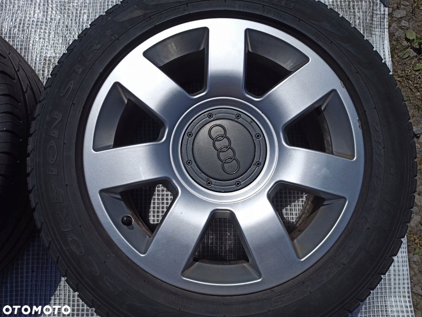 A8 ALUFELGI FELGI 17" 5x112 ET43 8Jx17 4E0601025S - 5