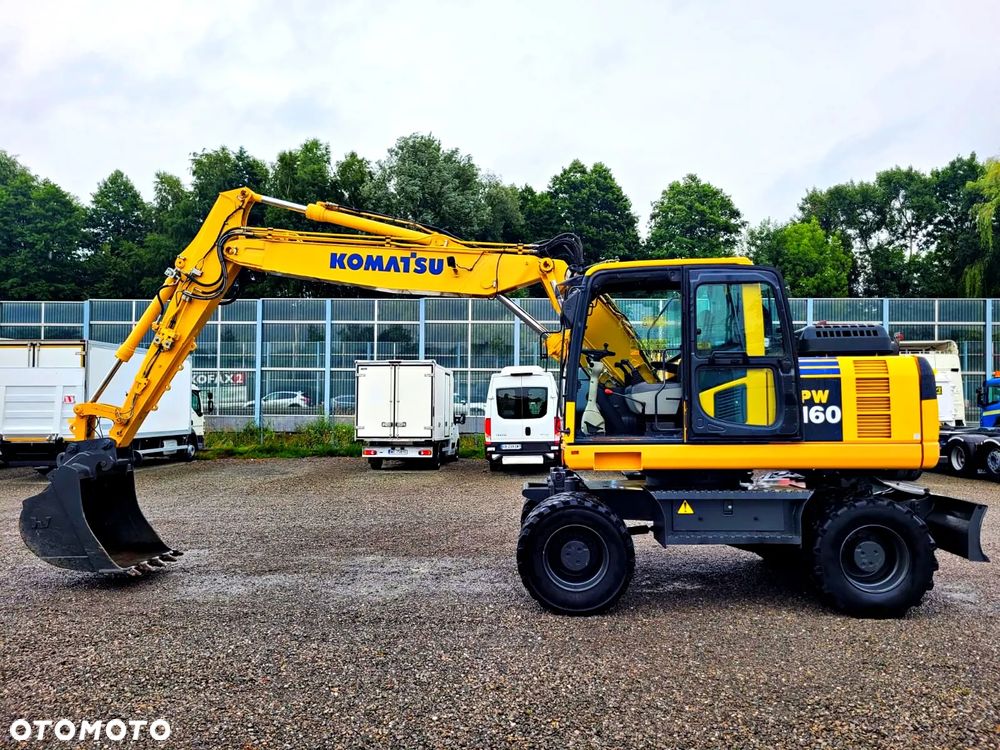 Komatsu PW 160 - 8 Wysięgnik dwuczęściowy, 3 ramiona - 6