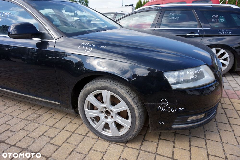 MASKA ZDERZAK BŁOTNIKI LAMPY A6 C6 LIFT LY9B  AUDI 2008-2011 CZARNY PRZÓD KOMPLETNY - 16